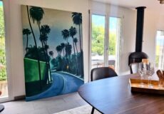 Hollywood hills in the rain 2025